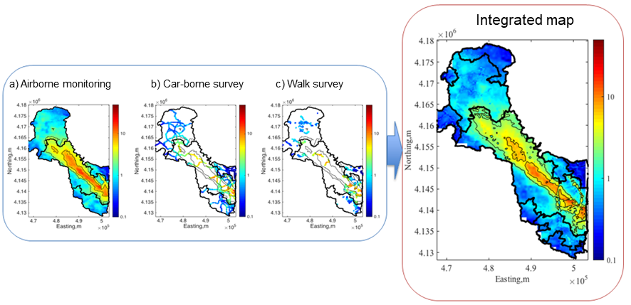 Image of the integration of maps